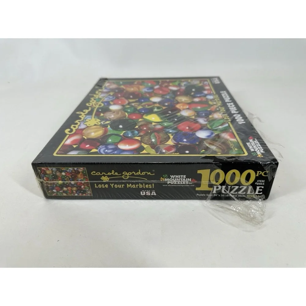 White Mountain Lose‎ Your Marbles 1000 Piece Puzzle Carole Gordon 24